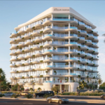 Aqua Maya residential tower exterior, Dubai