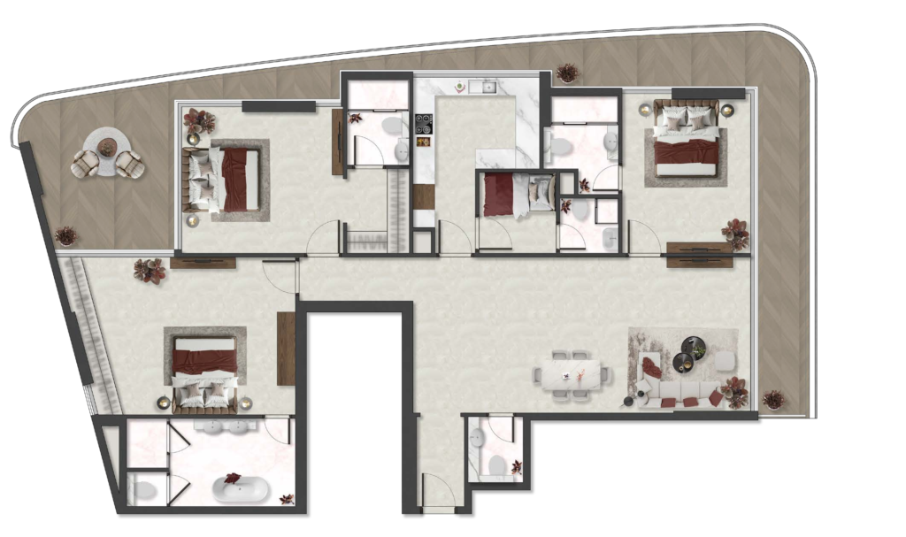 AQUINO -4 BEDROOM